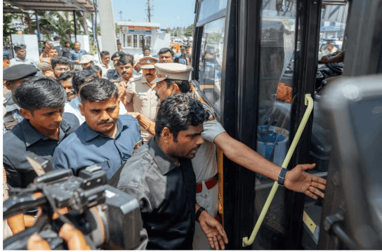 1,000 करोड़ रुपये के TASMAC ‘भ्रष्टाचार’ के खिलाफ विरोध प्रदर्शन से पहले अन्नामलाई और तमिलनाडु के अन्य भाजपा नेता गिरफ्तार