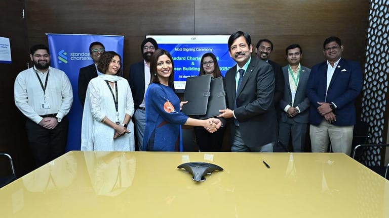 ग्रीन बिल्डिंग को बढ़ावा देने के लिए स्टैंडर्ड चार्टर्ड और CII IGBC में साझेदारी