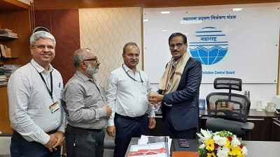 वेकोलि के  निदेशक (तकनीकी) परियोजना ने अध्यक्ष, महाराष्ट्र प्रदूषण नियंत्रण बोर्ड से की मुलाकात