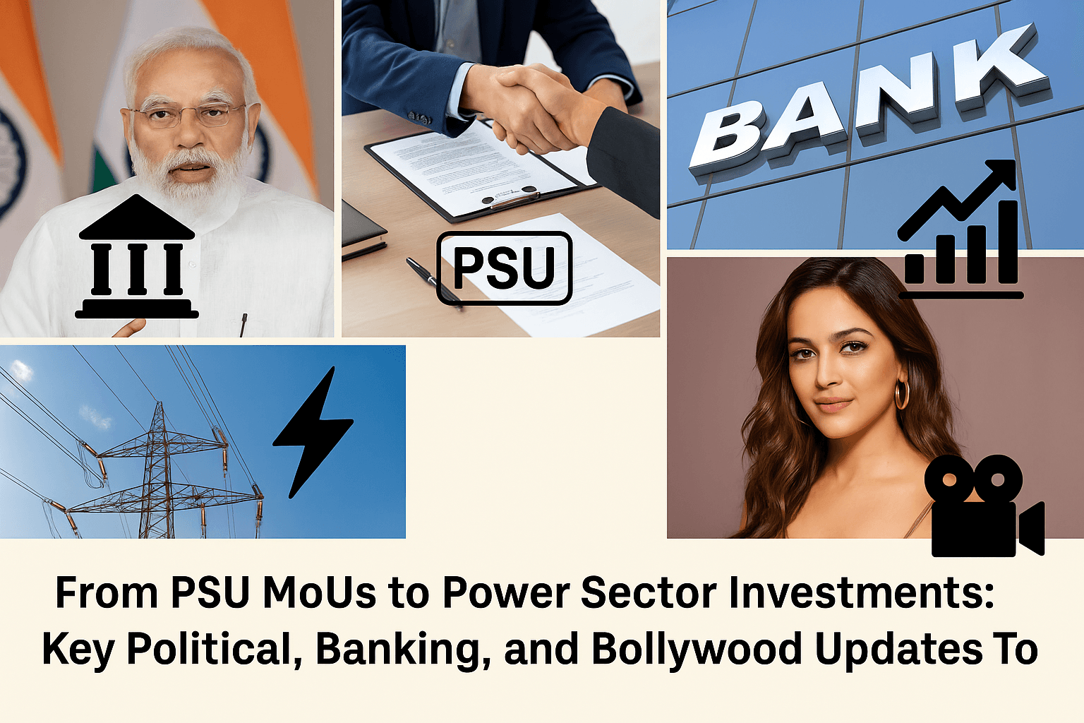 From PSU MoUs to Power Sector Investments: Key Political, Banking, and Bollywood Updates Today