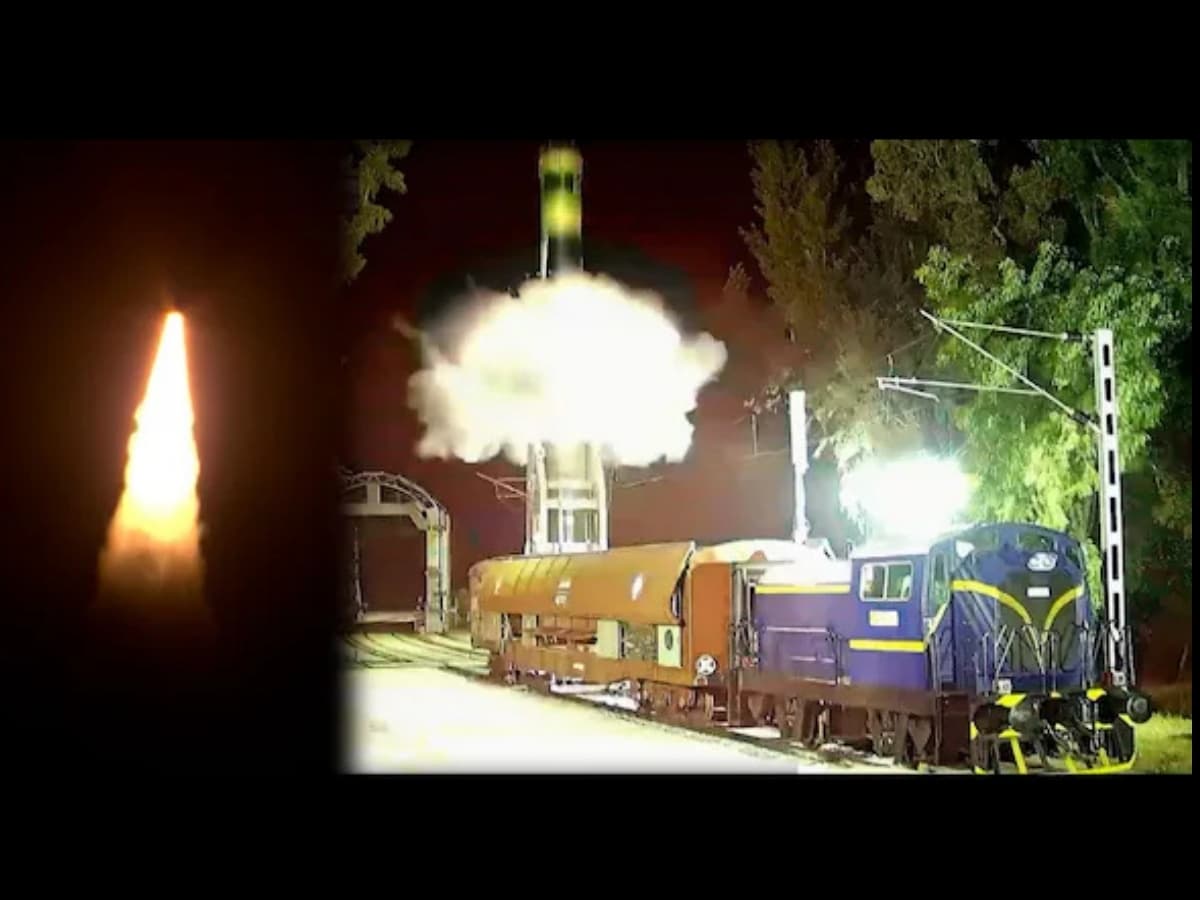 DRDO carries out the successful launch of Intermediate Range Agni-Prime Missile from a Rail based Mobile launcher system