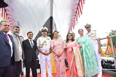 भारतीय नौसेना के स्टेल्थ फ्रीगेट तारागिरि का शुभारंभ