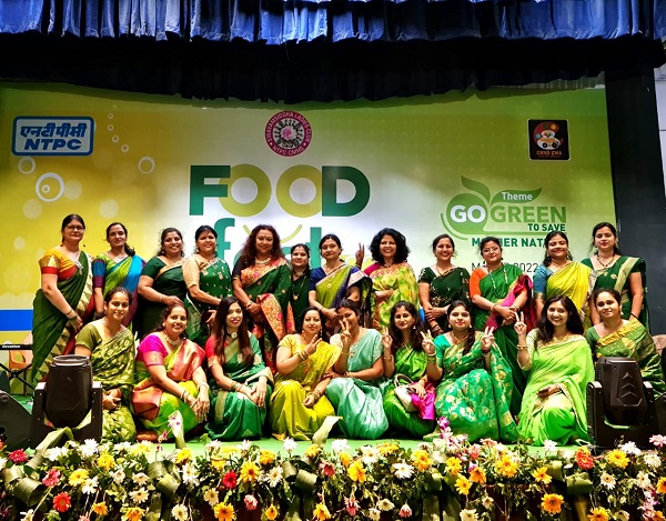 एनटीपीसी स्वयंसिद्ध लेडीज क्लब ने गो ग्रीन टू सेव मदर अर्थ विषय पर फूड फेस्टिवल का किया आयोजन