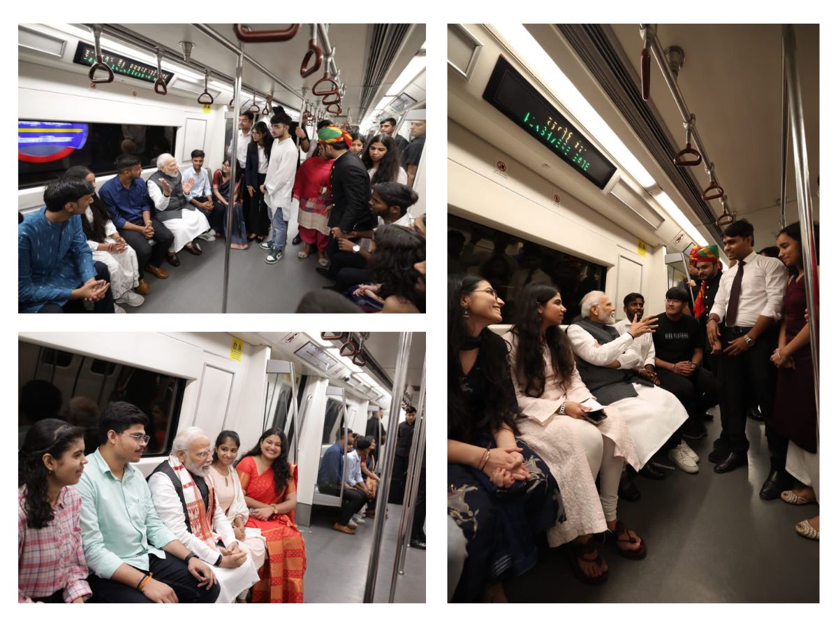 PM Modi: दिल्ली मेट्रो से किया सफ़र; मुख्य अतिथि के रूप में पहुचें DU शताब्दी समारोह में