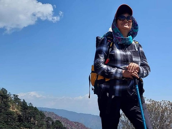 महिला ट्रांस हिमालयन अभियान में शामिल सेल-बीएसपी की पर्वतारोही सविता धापवाल वर्तमान में पहुंची नेपाल