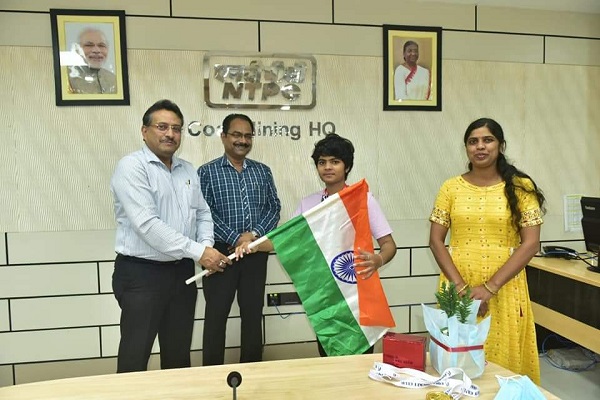 एनटीपीसी ने प्रदान की एयर राइफल, सृष्टि प्रिया ने जीते तीन स्वर्ण पदक