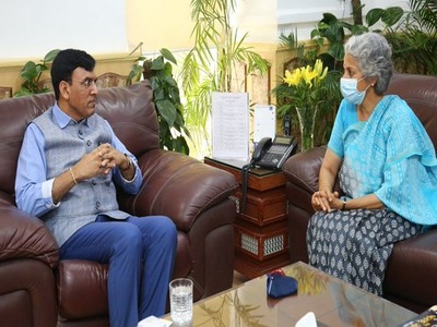 केंद्रीय मंत्री मनसुख मंडाविया ने कोवैक्सिन को WHO की मंजूरी दिलवाने पर चर्चा के लिए WHO की मुख्य वैज्ञानिक डॉ सौम्या स्वामीनाथन से की मुलाकात